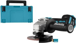 Makita DGA514ZJU 18v Haakse slijper 125 mm (AWS) | zonder accu&apos;s en lader in Mbox met AWS zender
