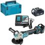 Makita DGA519RTJ Accu Haakse Slijper 125mm X-Lock 18V 5.0Ah accu´s - Thumbnail 1