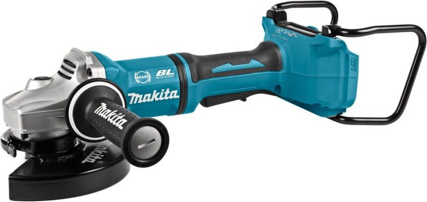 Makita DGA700ZKX1 2 x 18V Accu Haakse slijper 180 mm | zonder accu&apos;s en lader