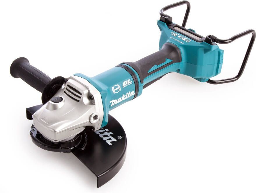 Makita DGA900ZKX1 2x18V Haakse Slijper 230mm | zonder accu&apos;s en lader in koffer