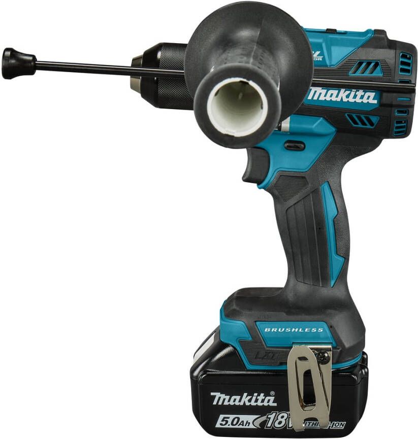 Makita DHP492RTJ Accu Klopboor- schroefmachine | 18V | Incl. 2x 5.0Ah en snellader in Mbox DHP492RTJ