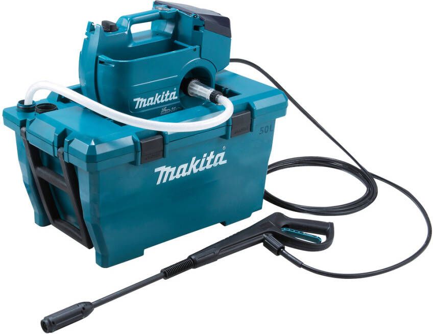 Makita DHW080ZK | LXT | 2x18 V | Hogedrukreiniger | 80bar | Zonder accu&apos;s en lader in koffer DHW080ZK