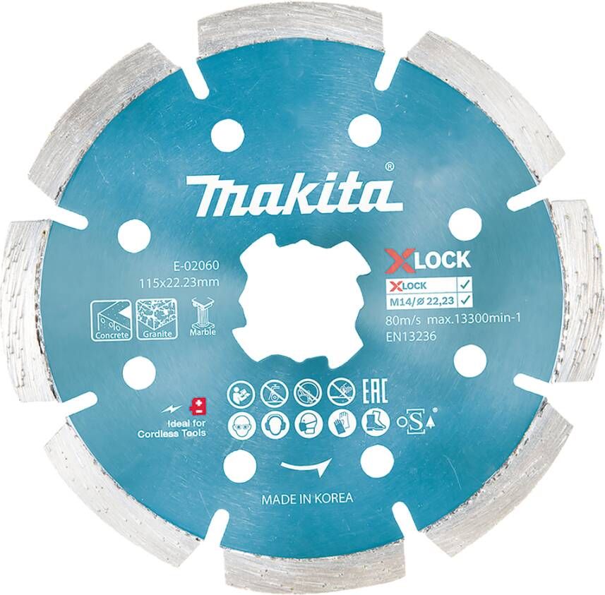 Makita Accessoires Diamantschijf 115mm E-02060