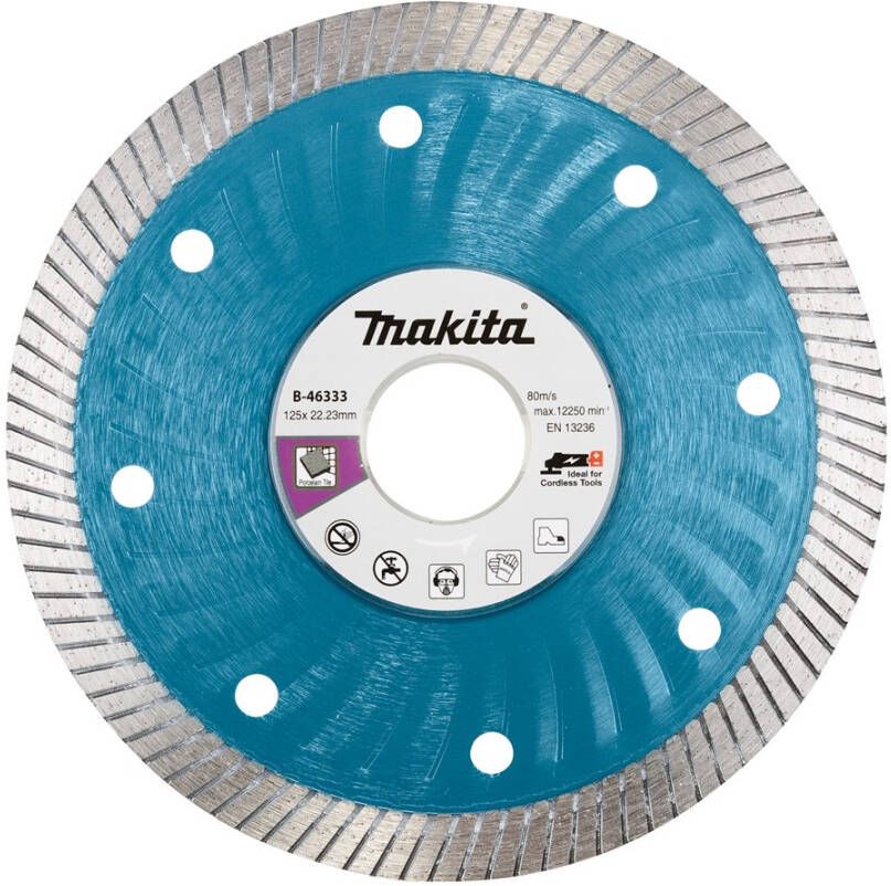 Makita Accessoires Diamantschijf blauw Diameter 125 mm B-46333