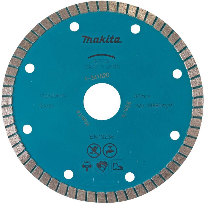 Makita B-22028 Diamantschijf 110x20x1 9mm | Mtools