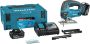 Makita DJV180RTJ | 18 V Decoupeerzaag | D-greep | 5 0 Ah accu (2 st) & snellader | in Mbox DJV180RTJ - Thumbnail 1