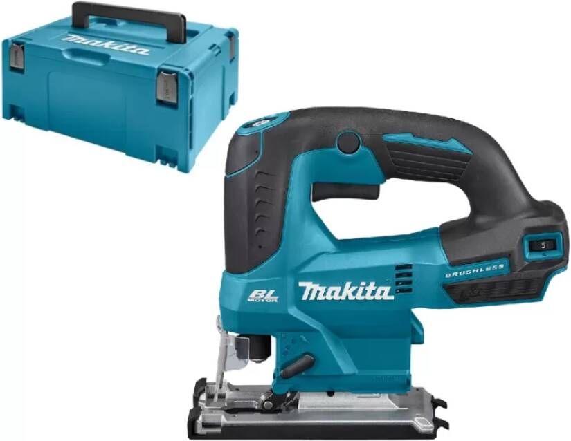 Makita DJV184ZJ | Accu Decoupeerzaag | 18 V | D-greep | Zonder accu&apos;s en lader | In M-box koffer DJV184ZJ