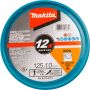 Makita E-03040-12 Doorslijpschijf 125x22 23x1 0mm RVS | Mtools - Thumbnail 1