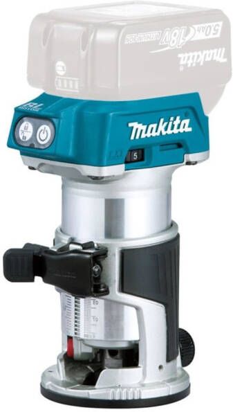 Makita DRT50Z Accu Freesmachine 18v Li-ion body | zonder accu&apos;s en lader DRT50Z