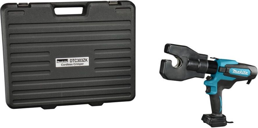 Makita DTC303ZK Kabelkrimptang | 18 V | 120 kN | 42 mm | Zonder accu&apos;s en lader | In koffer DTC303ZK