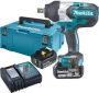 Makita DTW1001RTJ 18v Slagmoersleutel 1050 Nm 5 0Ah accu (2 st) snellader Mbox - Thumbnail 1