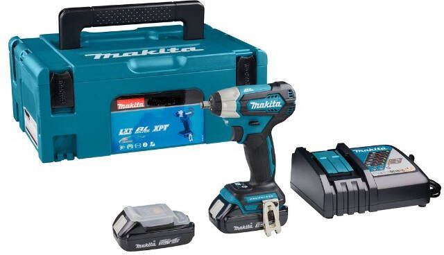 Makita DTW181RAJ | 18V | Accu Slagmoersleutel | 1 2" | 2 x 2.0 Ah accu + lader | In Mbox