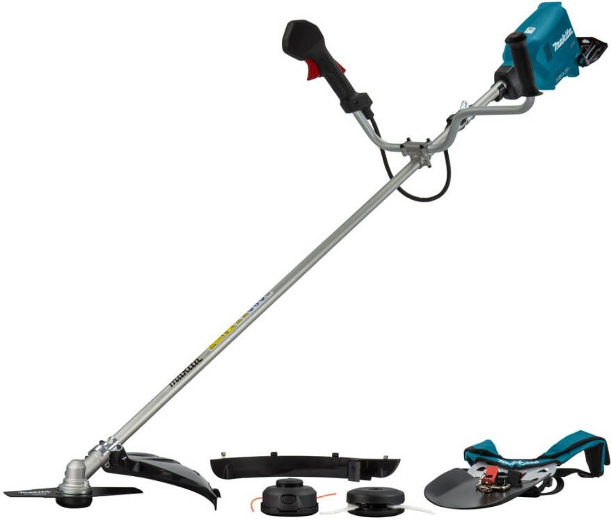 Makita DUR369AZ 2x18 V Bosmaaier U-greep zonder accu&apos;s en lader DUR369AZ