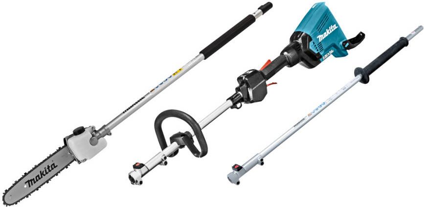 Makita DUX60ZX12 | 2x18 V Combisysteem + Kettingzaag opzetstuk en Verlengsteel | Zonder accu&apos;s & Lader DUX60ZX12