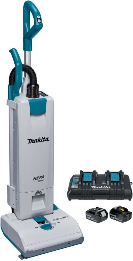 Makita DVC560PT2 | Accu Stofzuiger | 2x18 V | 5 0 Ah accu | duo snellader | in doos