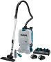 Makita DVC660PT2 2x18 V Rugstofzuiger voor schoonmaak 5 0 Ah accu (2 st) duo snellader in doos DVC660PT2 - Thumbnail 1