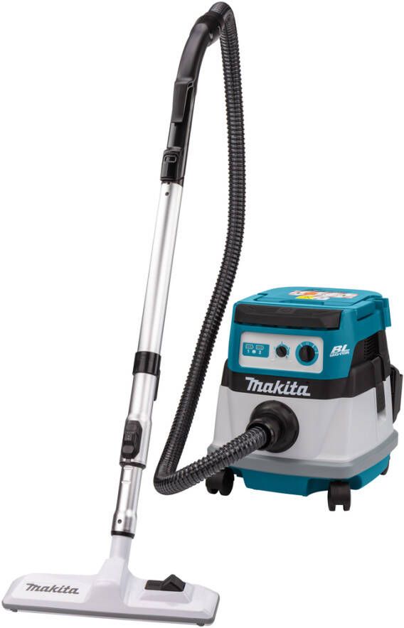 Makita DVC865LZX3 2x18 V Stofzuiger voor de schoonmaakmarkt | Zonder accu&apos;s en lader in doos DVC865LZX3