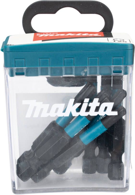 Makita Accessoires E-12435 Slagschroefbit | T25x50mm | X Impact Black | 10 stuks E-12435