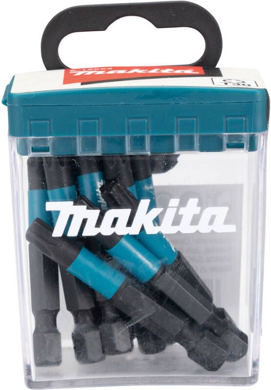 Makita Accessoires E-12675 Slagschroefbit | T30x50mm | X Impact Black | 10 stuks E-12675