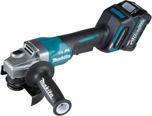 Makita GA013GM201 | 40V Haakse slijper | 125mm | inclusief accu&apos;s en lader in Mbox GA013GM201