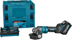 Makita GA050GT101 | Accu Haakse Slijper | 125mm | 40V Max | Set | 5.0Ah Li-Ion | Mbox