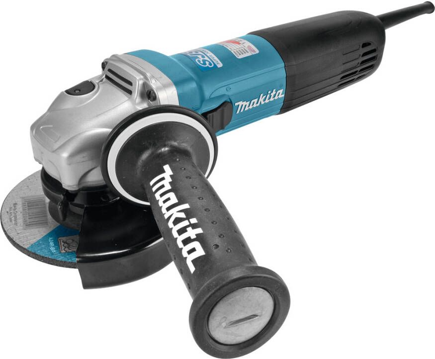 Makita GA5040RKDJ | Haakse Slijper met vastzetschakelaar | 230 V | 125 mm | In Mbox GA5040RKDJ