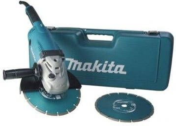 Makita GA9020RFK3 Haakse slijper incl. 2 diamantzaagbladen in koffer | 230mm 2200w GA9020RFK3