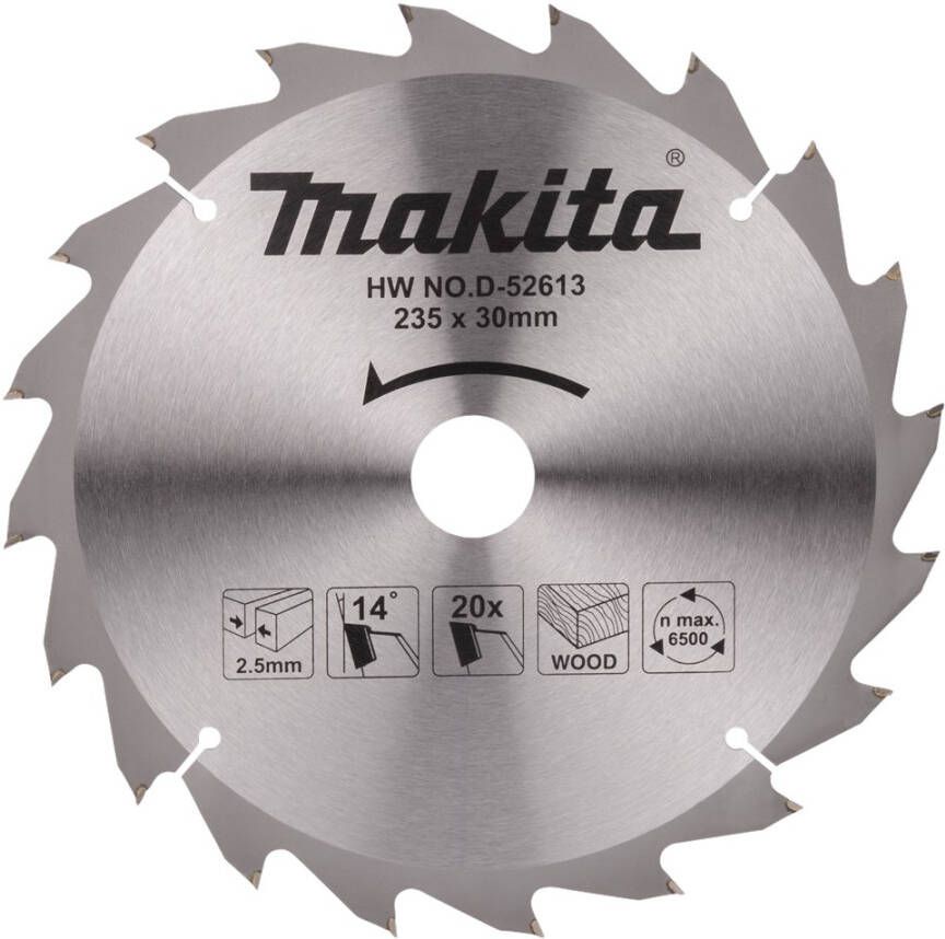 Makita D-52613 Cirkelzaagblad Hout | Mtools