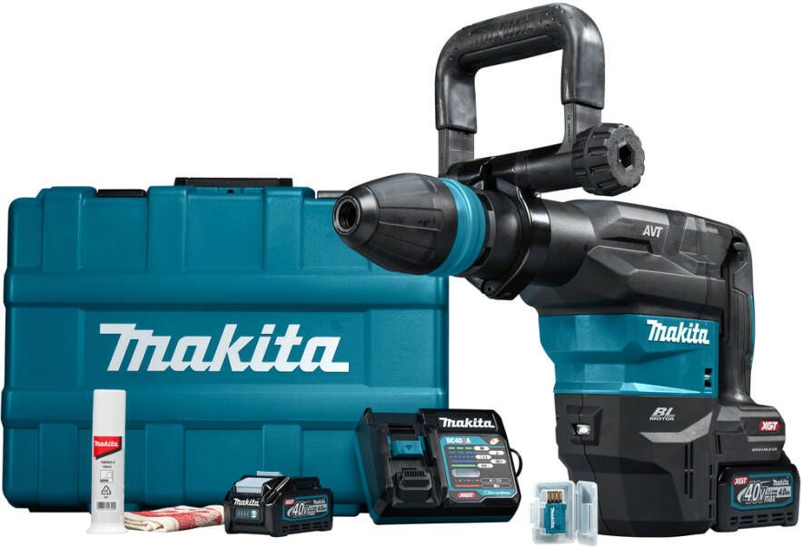 Makita HM001GM205 | Accu Breekhamer | sds-max | 9 4J | 40V | 4.0Ah | Li-Ion