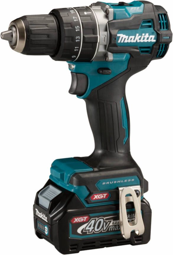Makita HP002GD201 | 40V Max Klopboor- schroefmachine | 2 5 Ah accu (2 st) + snellader | in Mbox HP002GD201