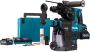 Makita HR004GM202 40V Max Combihamer 4 0 Ah accu (2 st) lader in Mbox met stofafzuiging HR004GM202 - Thumbnail 1