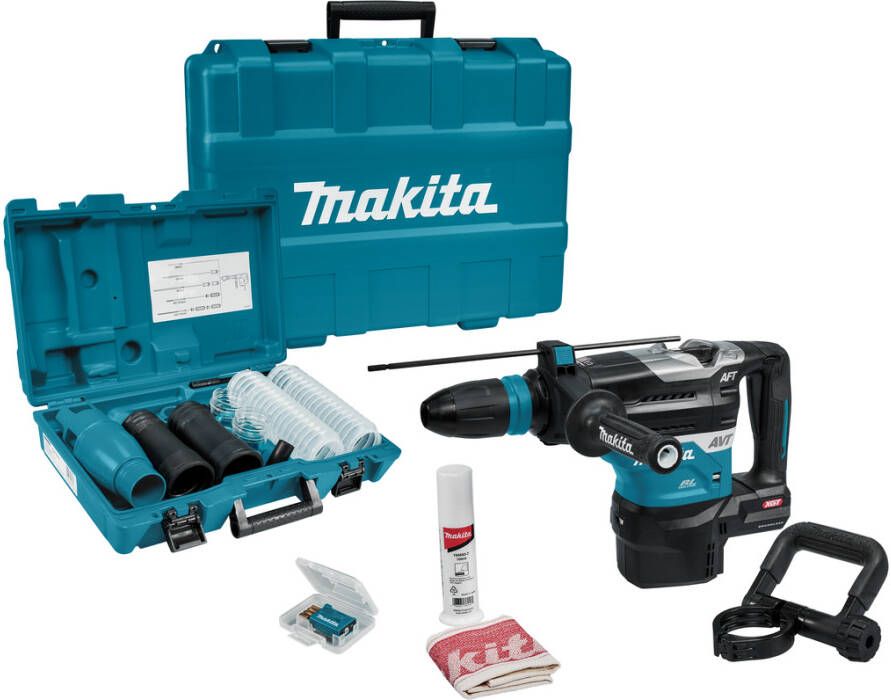 Makita HR005GM205 | Accu Combihamer | sds-max | 8J | 40V | 4.0Ah | Li-Ion met stofafzuiging