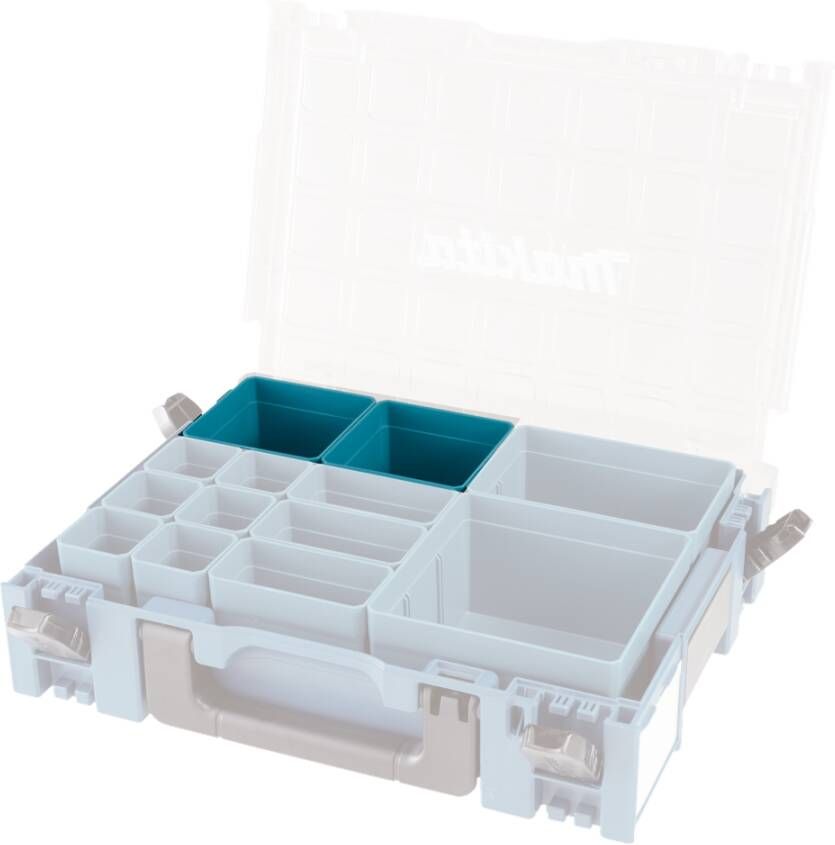 Makita Accessoires Inzetbak 100x100mm Mbox organizer 191X95-9