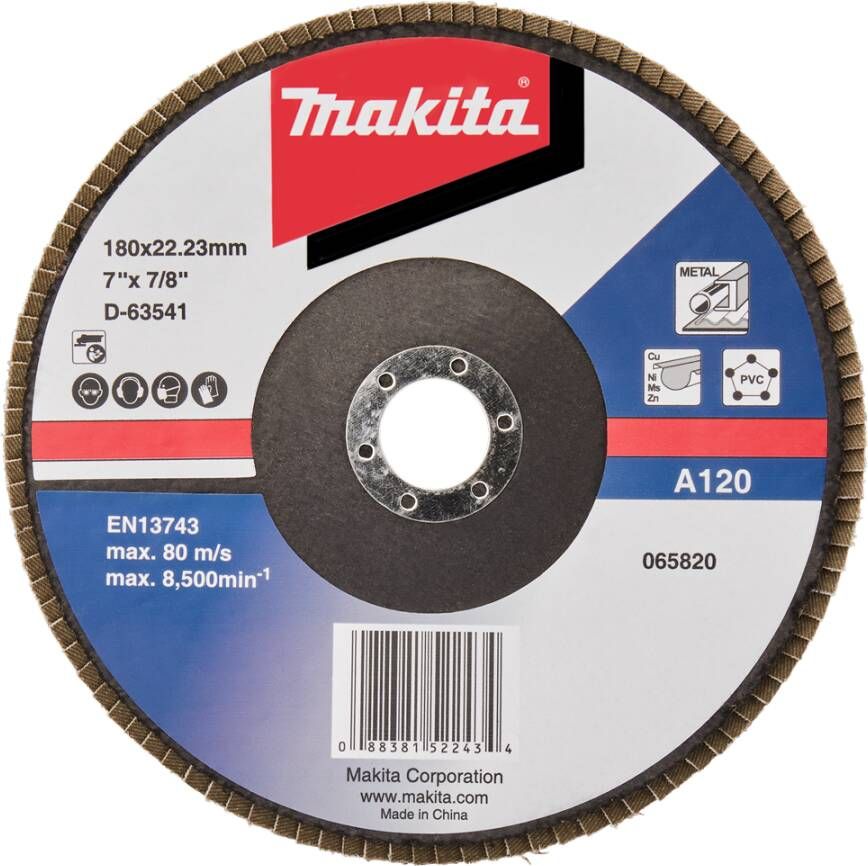 Makita Accessoires Lamellenschuurschijf 180mm A120 D-63541-10