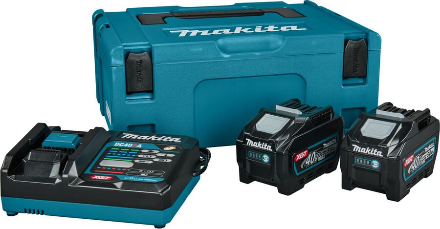 Makita 191V35-5 | XGT Startset DC40RA 2x 5.0Ah BL4050F accu | 40V max | in MBox 191V35-5