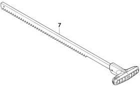 Makita Accessoires 142042-9 drukstaaf 600mm tbv DCG180ZXK 142042-9