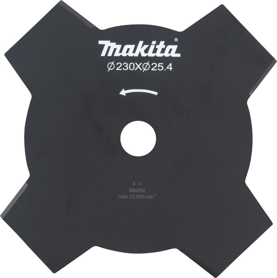 Makita Accessoires 1916D2-2 Snijblad 230x25 4x1 9mm 4-tands 1916D2-2