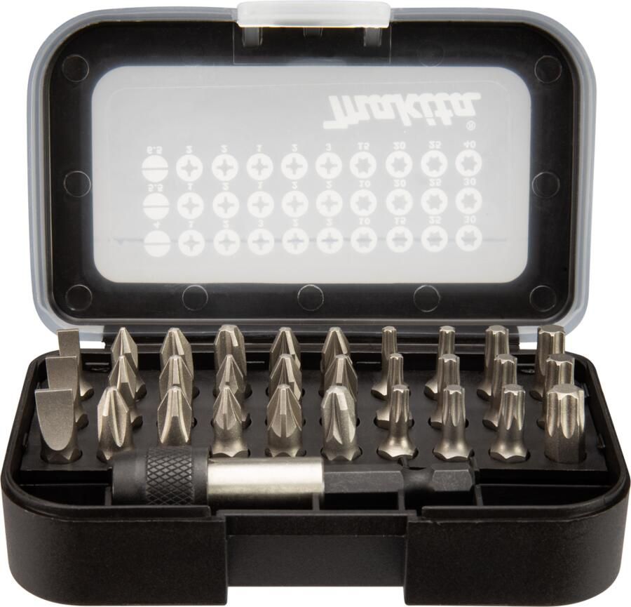Makita Accessoires 31-delige bitset in plastic box met riemclip D-30667 - Foto 2