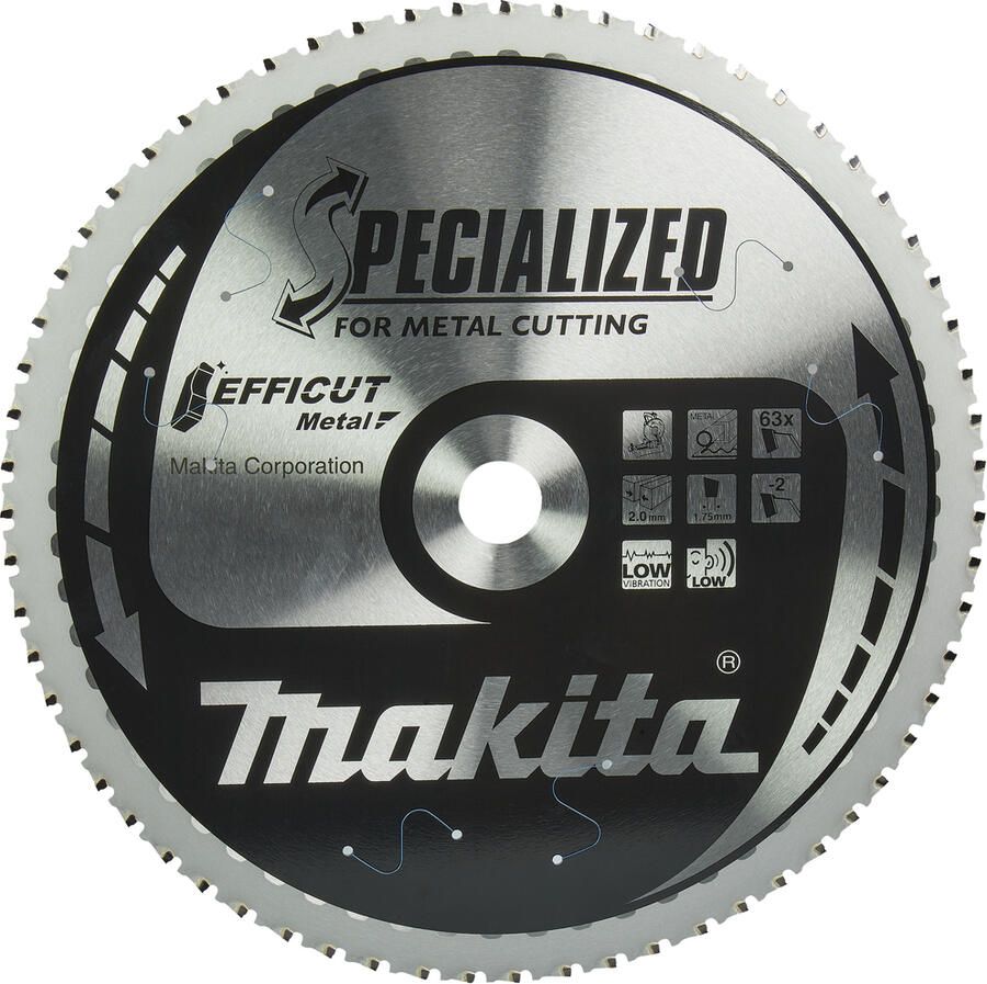 Makita Accessoires Afkortzaagblad Staal | Efficut 305x25 4x2 0 63T 0g E-12049