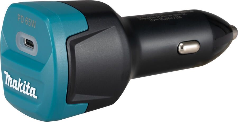 Makita accessoires Autoadapter ADP14 | USB-C naar 12V-aansluiting | Geschikt voor DC18SJ 1915U1-7