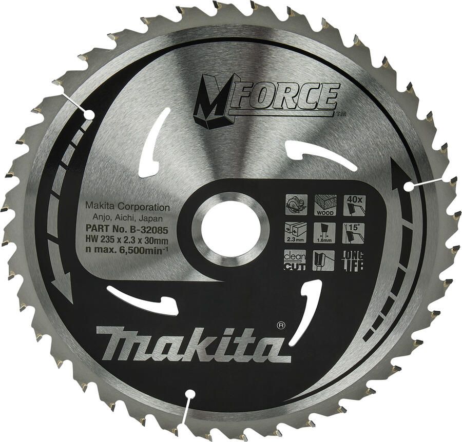 Makita Accessoires Cirkelzaagblad Hout B-32085