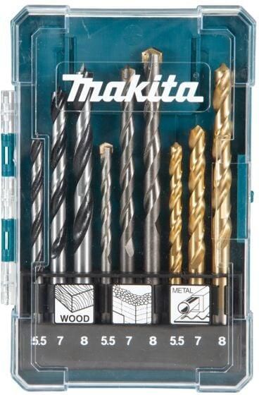 Makita Accessoires D-72855 | Metaalborenset | 13-delig D-72855
