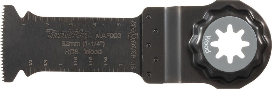 Makita Accessoires E-25806 MAP003 Invalzaagblad 32x60mm hout | 25 stuks E-25806