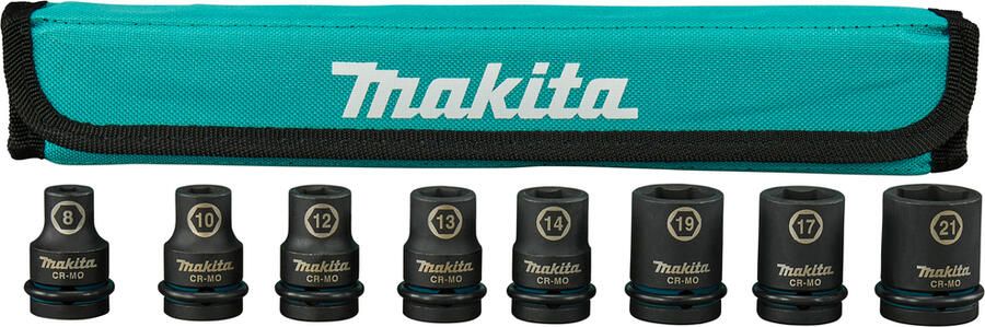 Makita Accessoires Krachtdoppenset 8-delig E-16601