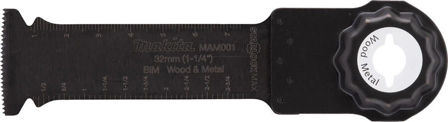 Makita Accessoires MAM001 Invalzaagblad 32x80mm hout&staal | 25 stuks E-25878