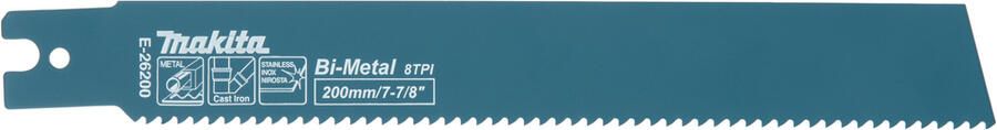 Makita Accessoires Reciprozaagblad Staal 175mm | 5 Stuks E-26200