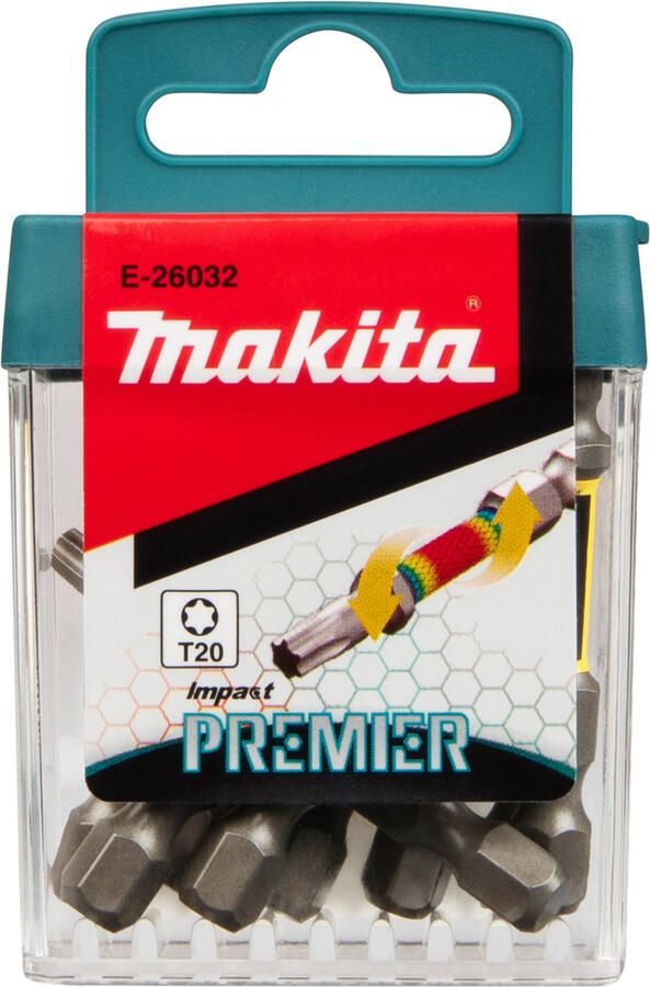 Makita Accessoires Slagschroefbits T20x50mm | Impact Premier | 10 stuks E-26032