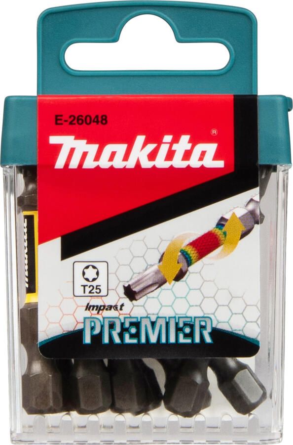 Makita Accessoires Slagschroefbits T25x50mm | Impact Premier | 10 stuks E-26048