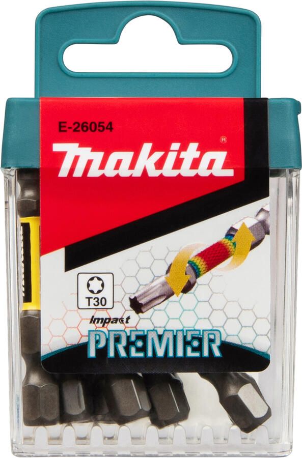 Makita Accessoires Slagschroefbits T30x50mm | Impact Premier | 10 stuks E-26054