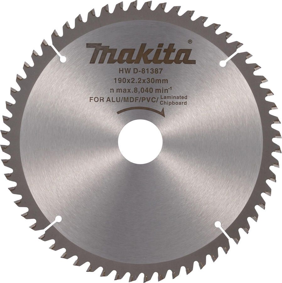 Makita Accessoires Zaagblad | Diverse Materialen D-81387